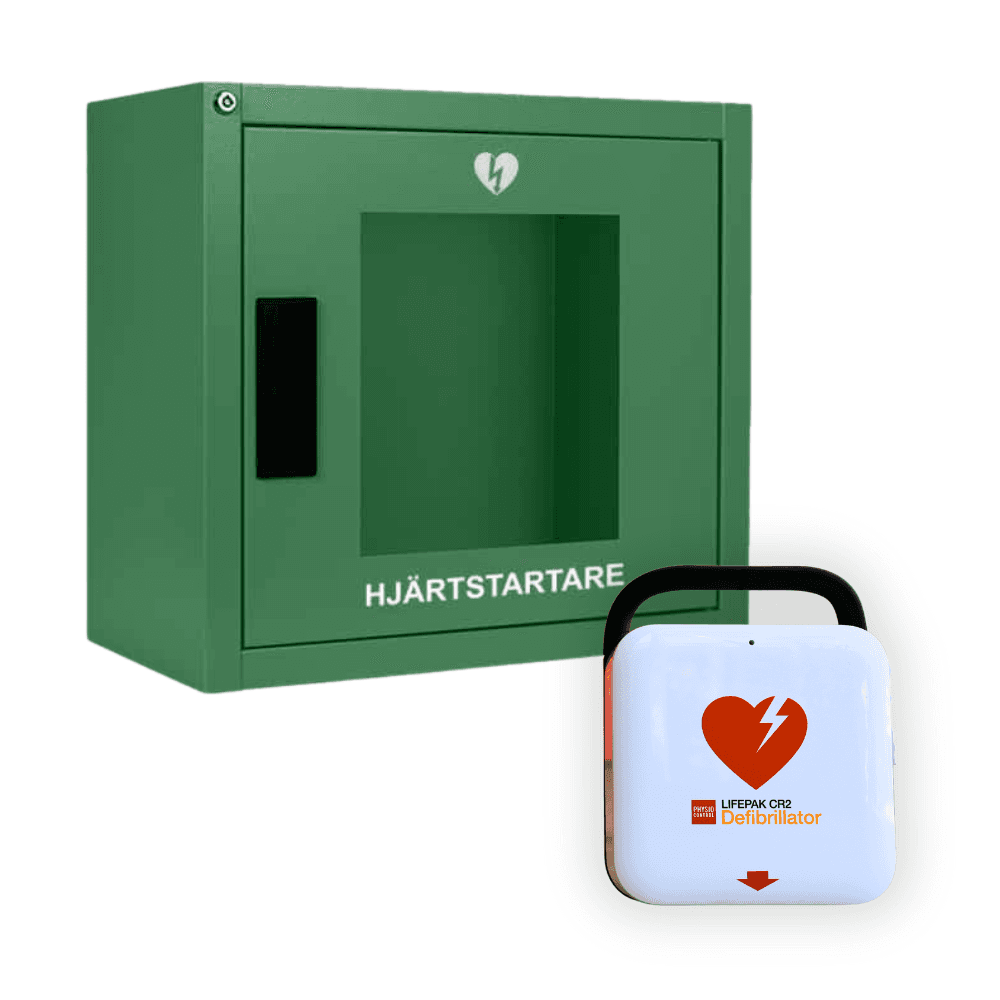 Lifepak cr2 larmat inomhusskåp grön