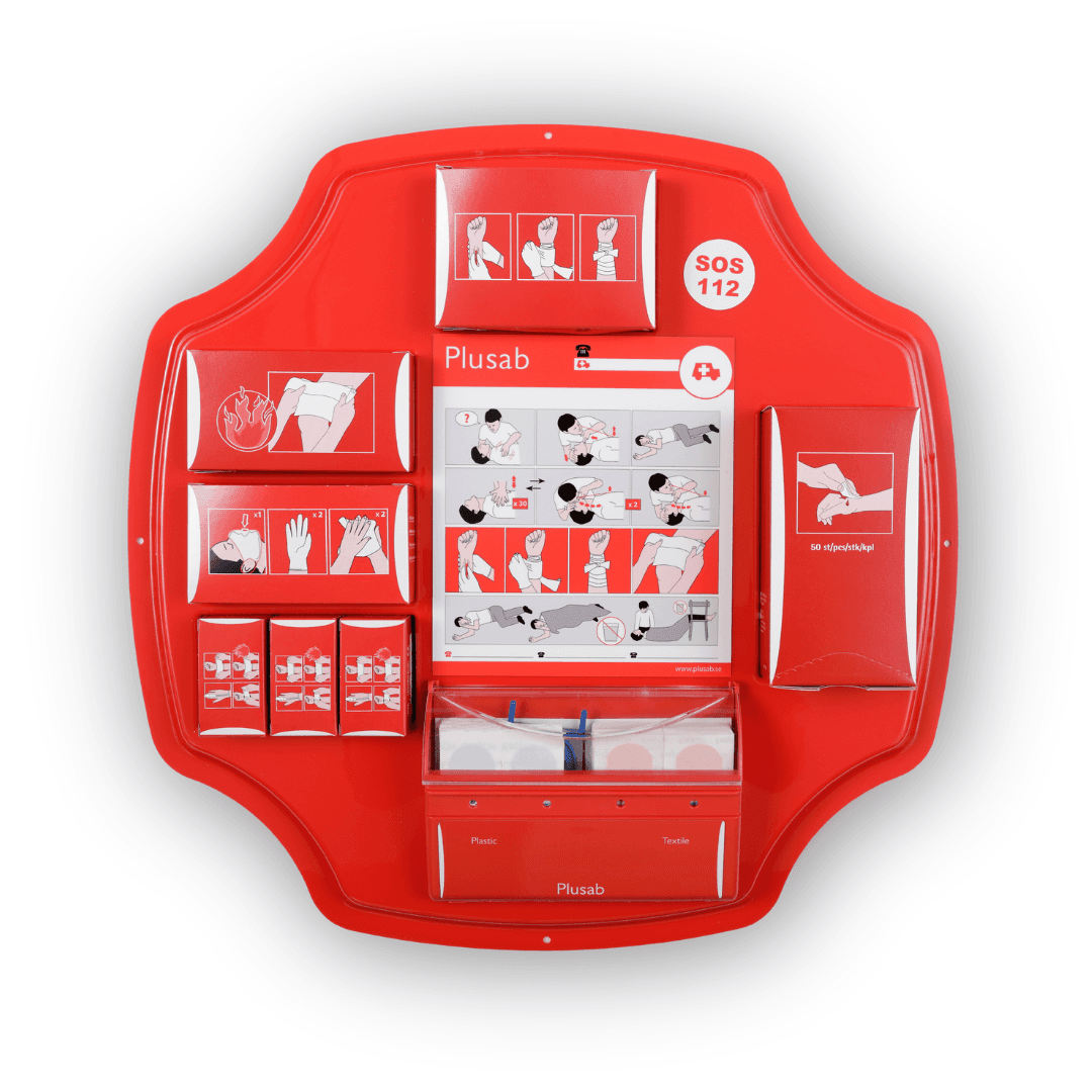 en mellan tavla till första hjälpen