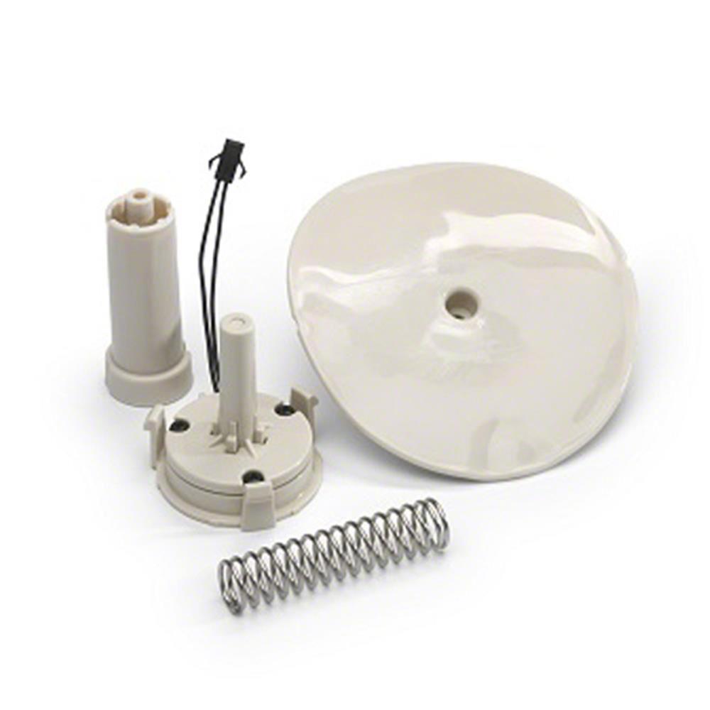 På bilden syns alla delar som ingår i förpackningen för reservkit kompressionsmekanism