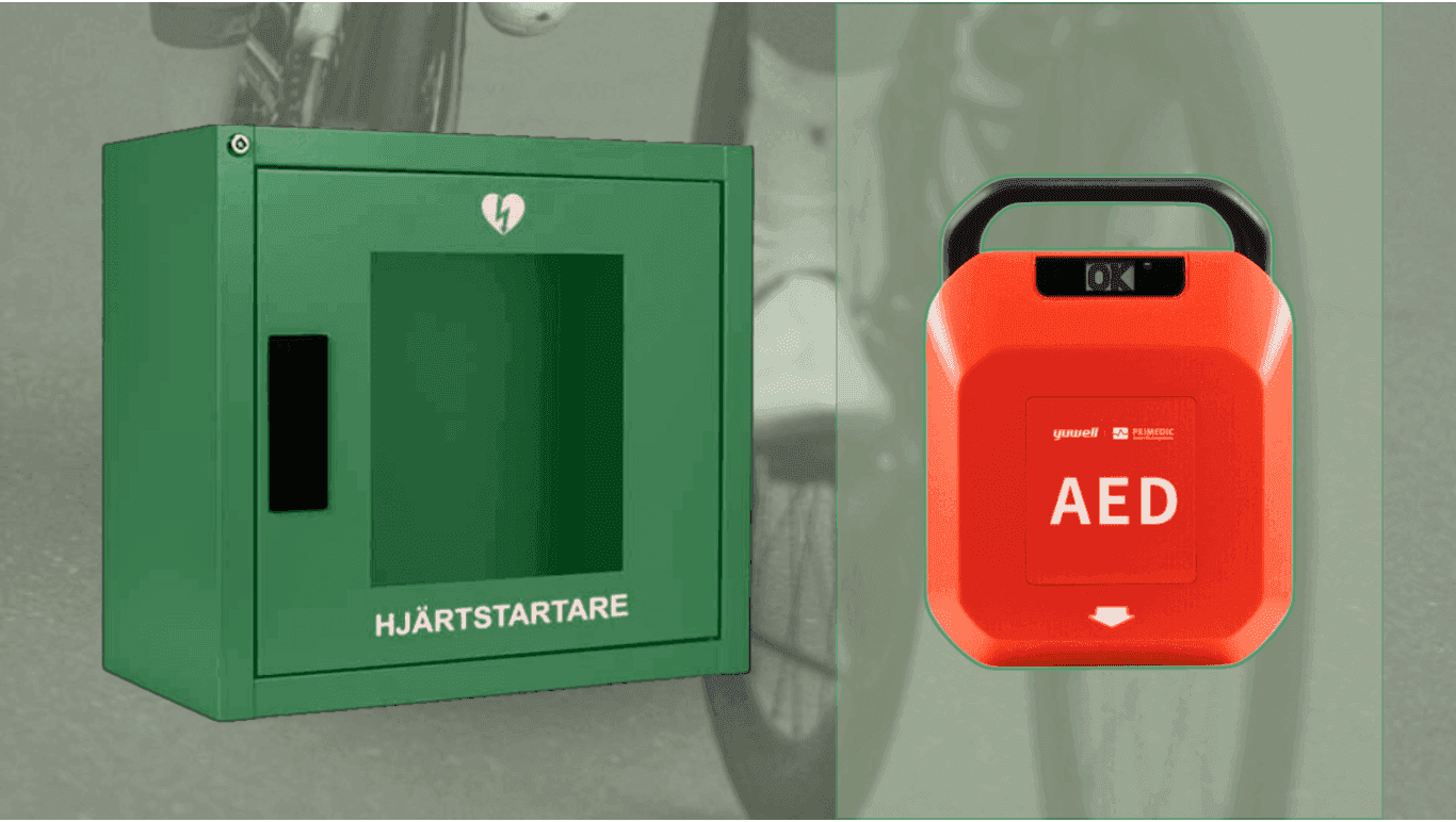 Heartsave y grönt skåp