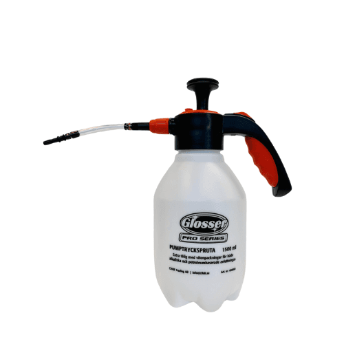 tryckpumspruta för övning