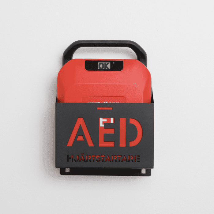 Hållare till HeartSave Y/YA med hjärtstartare