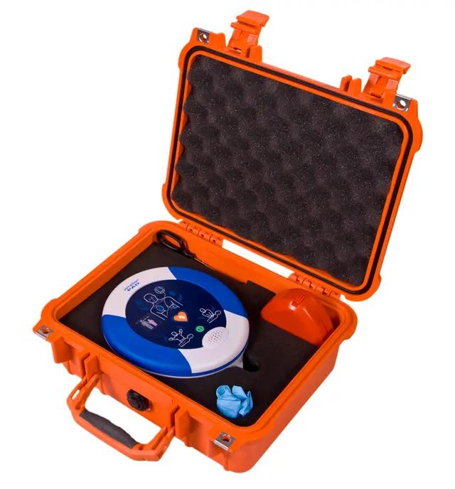 HeartSine Samaritan PAD 500 med pelikanväska