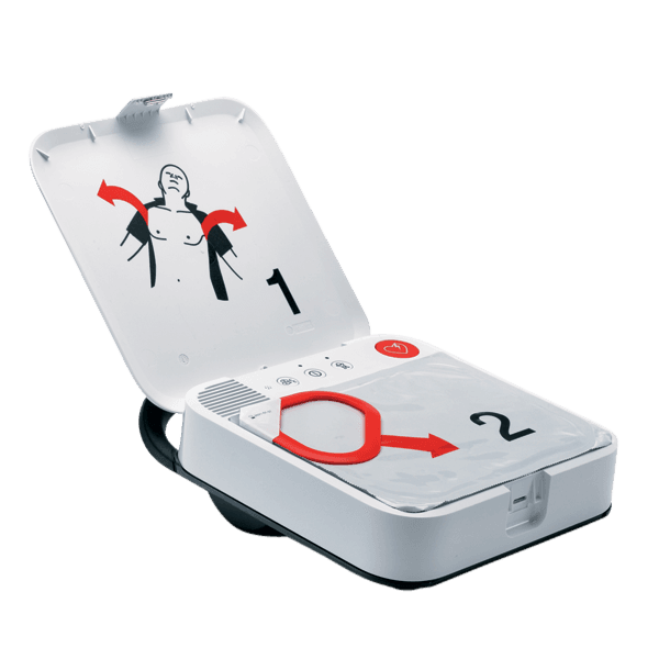 Lifepak CR2 wifi hjärtstartare öppen