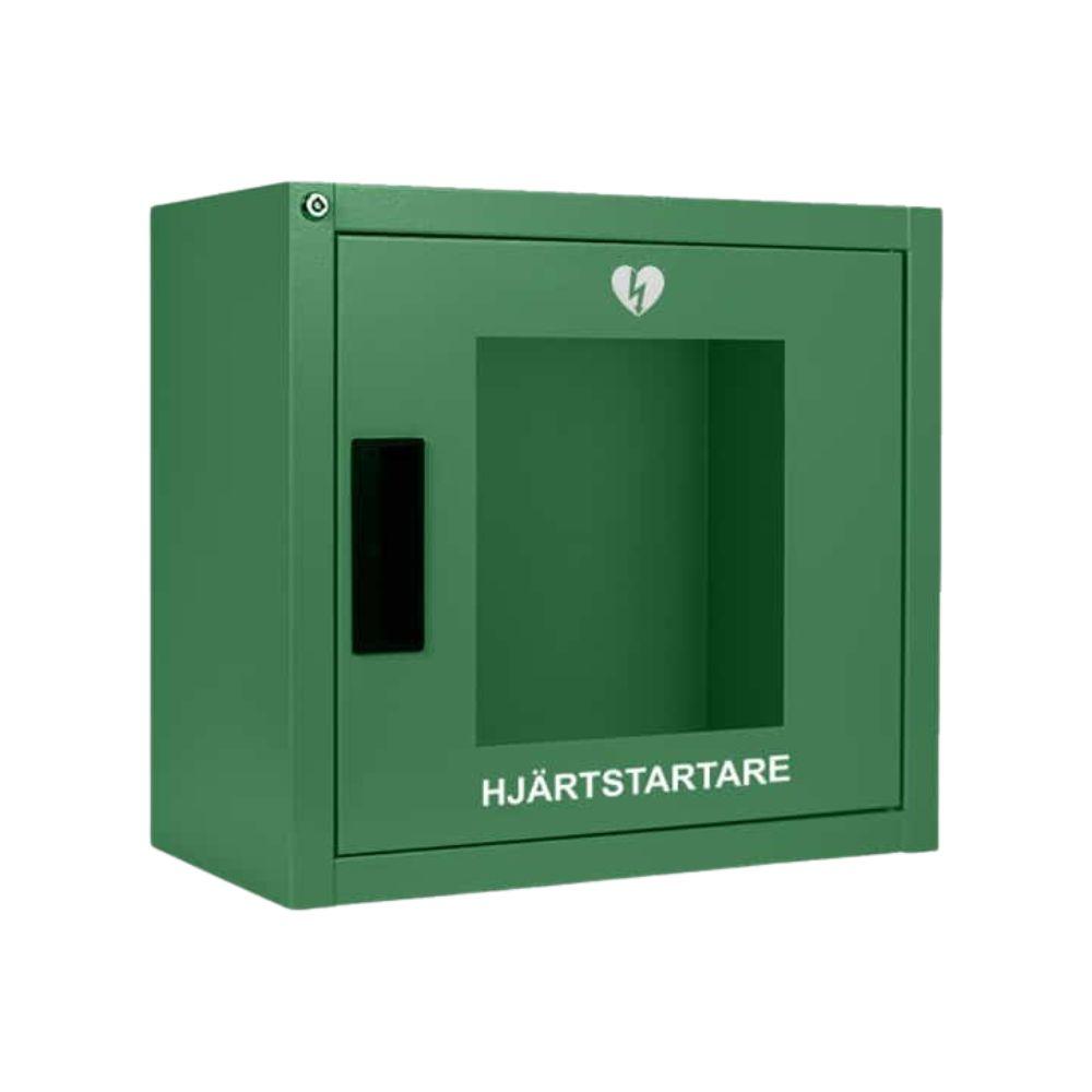 Larmat inomhusskåp grönt