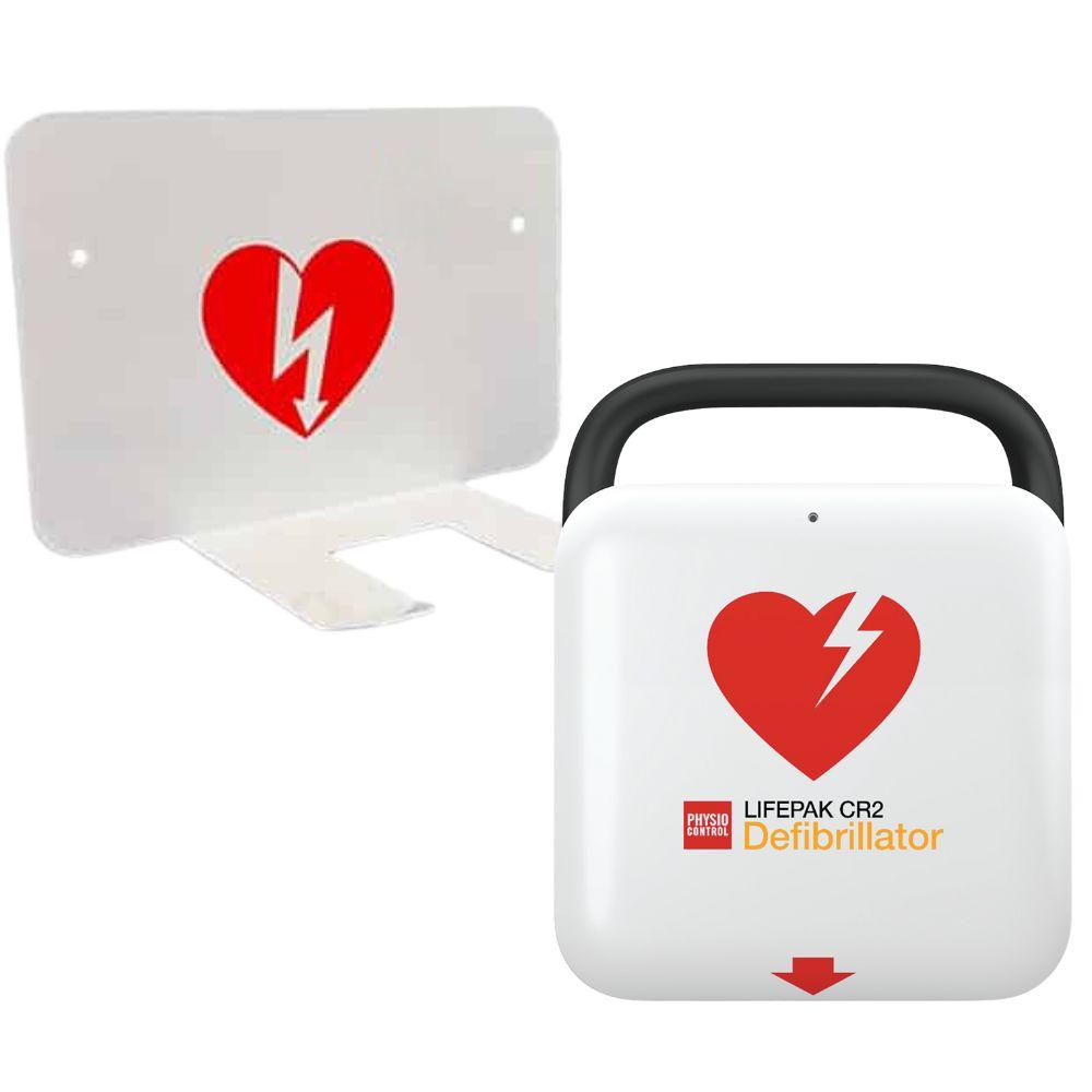 LIFEPAK CR2 Wi-Fi med väggfäste