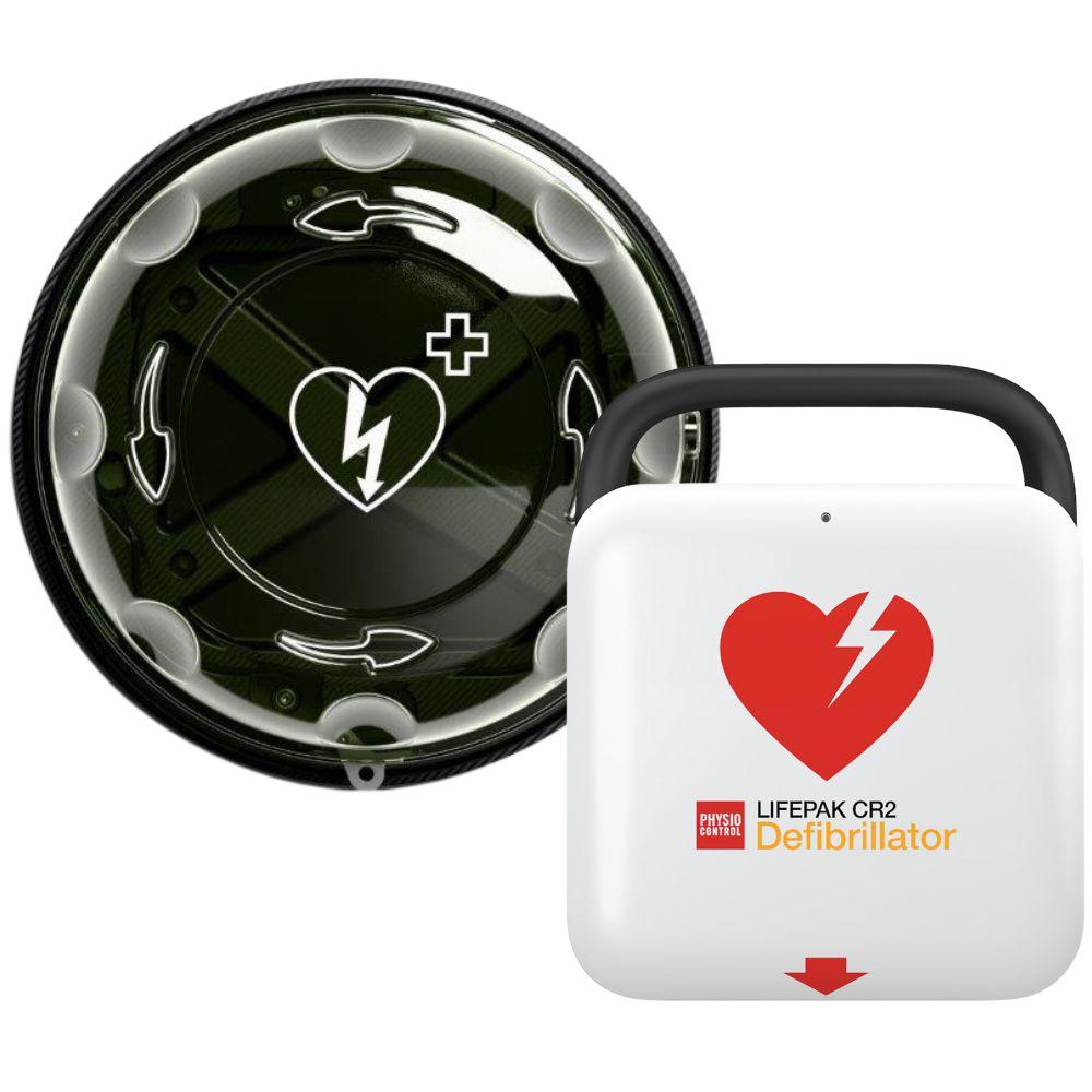 ROTAID Solid Plus och LifePak CR2 tvåspråkig med handtag