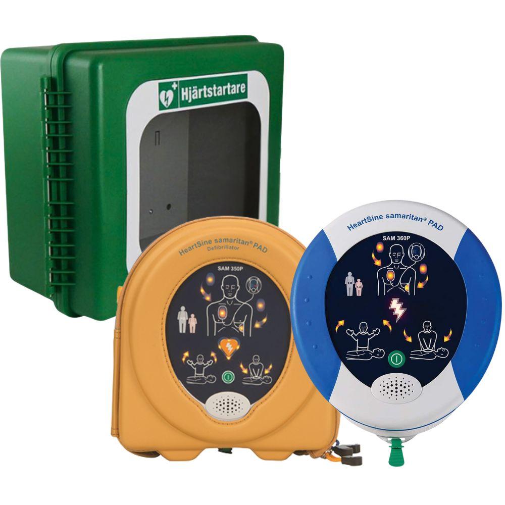 HeartSine Samaritan PAD 360 med värmeskåp polar