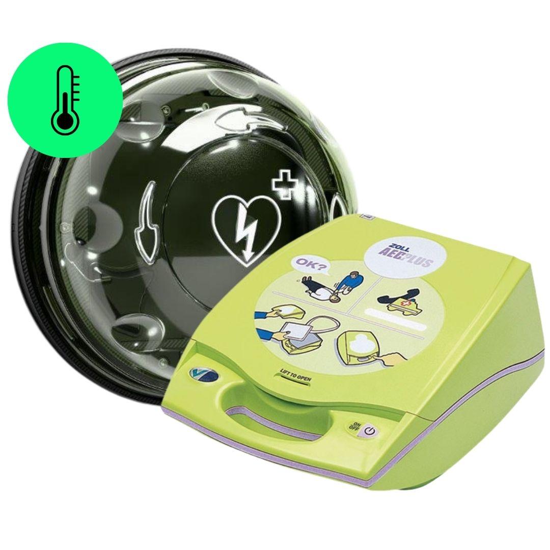 Zoll AED Plus med Rotaid utomhusskåp