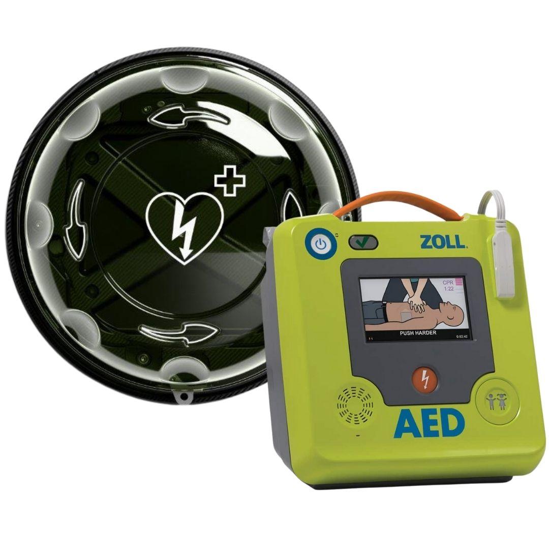 Zoll AED 3 med Rotaid inomhusskåp