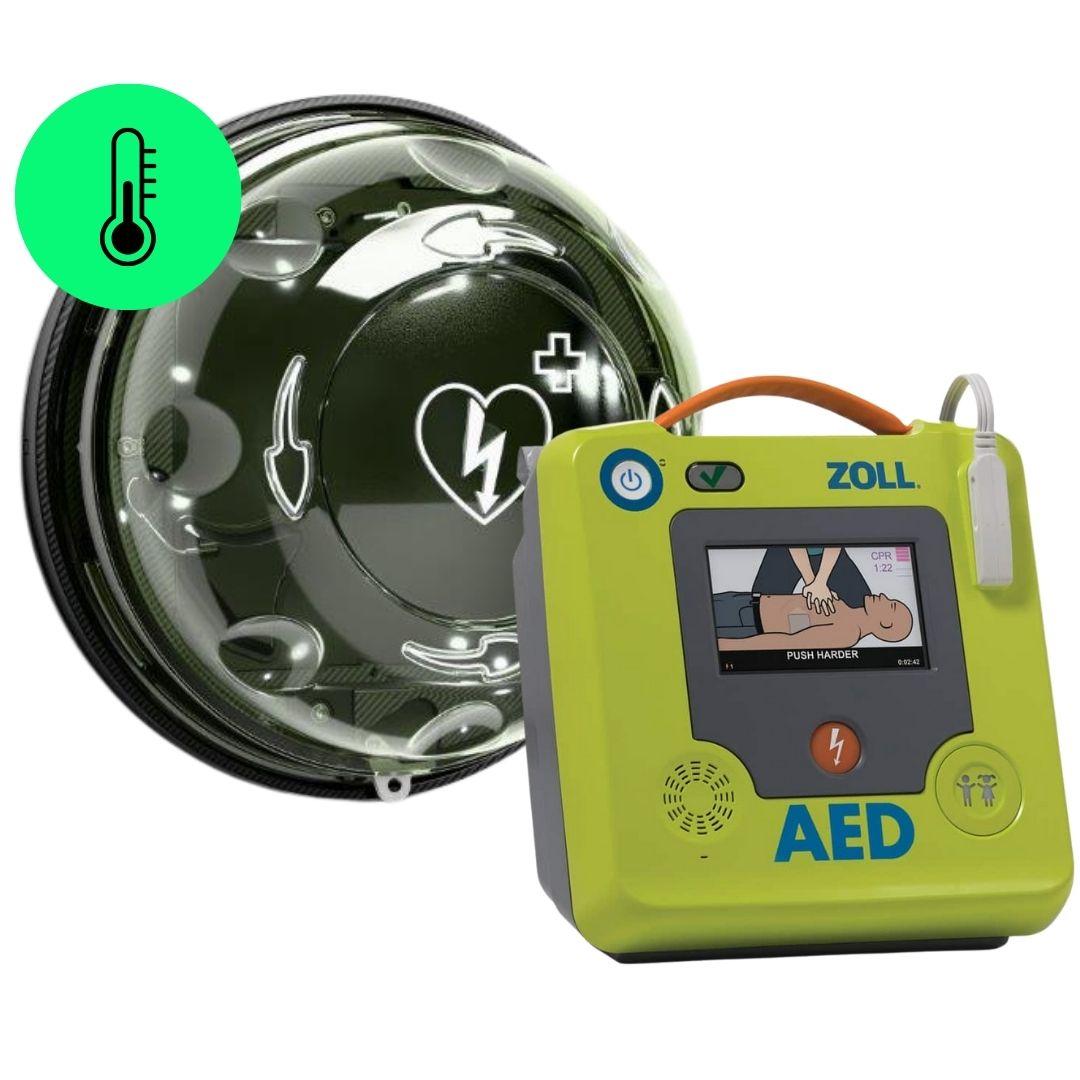 Zoll AED Plus med Rotaid utomhusskåp