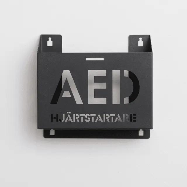 Väggfäste för hjärtstartare