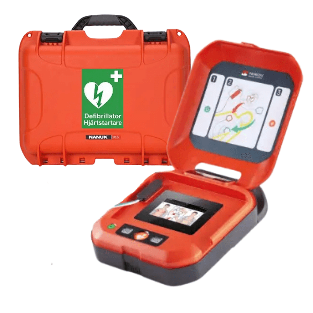 Heartsave Y med skärm med värmeväska