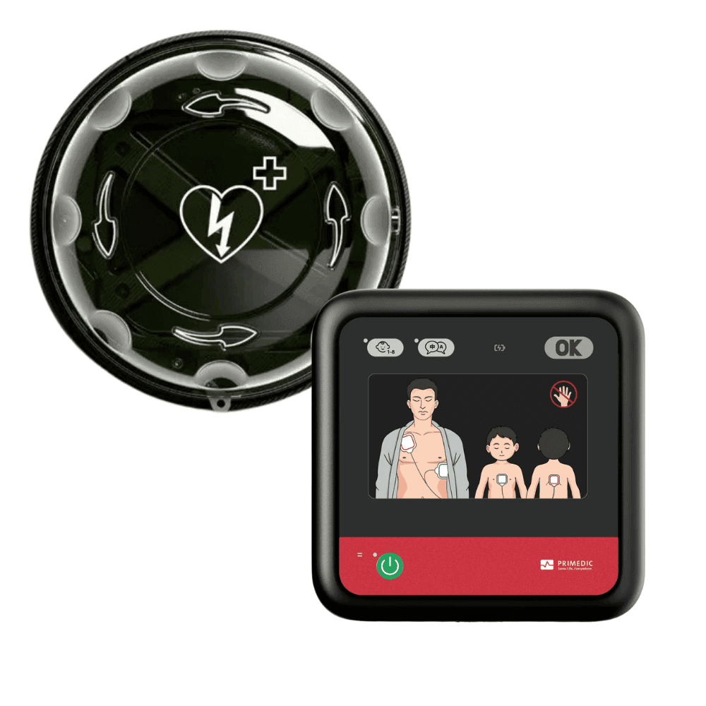 Heartsave myPAD Go Rotaid Solid Plus väggskåp