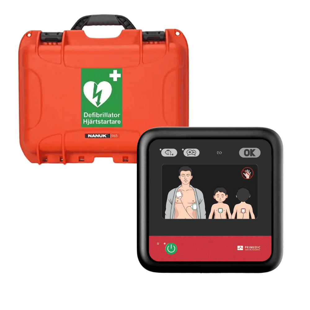 Heartsave myPAD Go med värmeväska