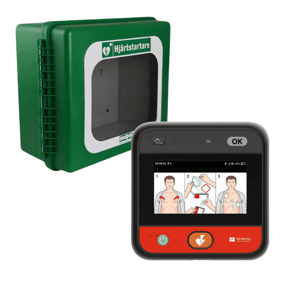 Heartsave myPAD Standard med Polar värmeskåp