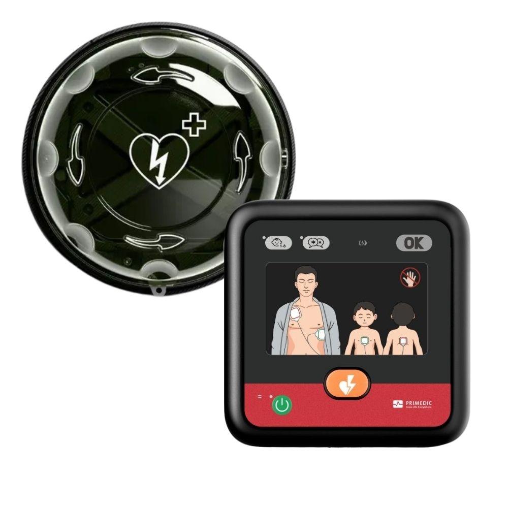 HeartSave MyPAD Go Rotaid solid plus skåp