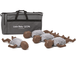 Little Baby QCPR, mörk hud 4-pack