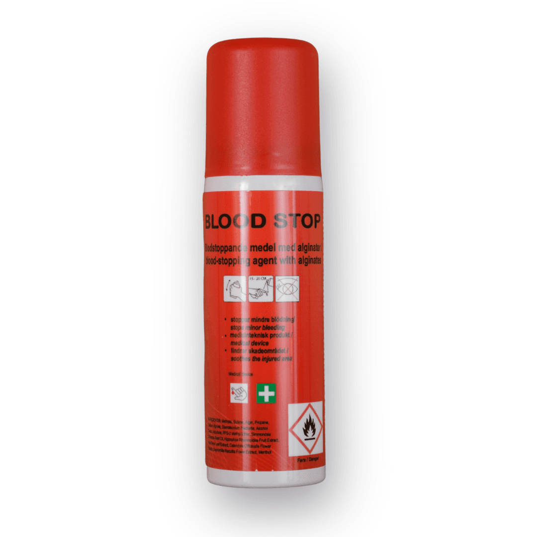 Blodstoppspray 60 ml röd flaska