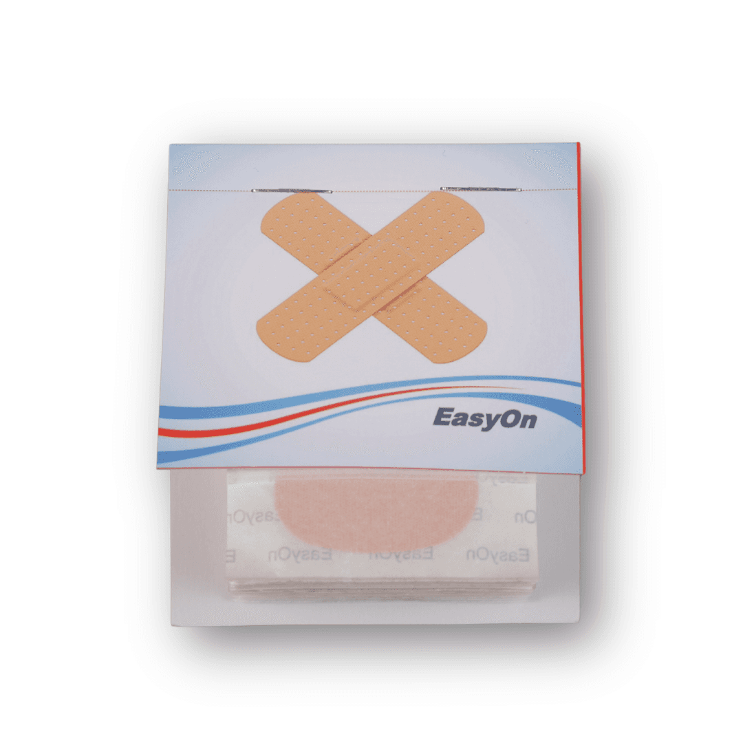 Textilplåster hudfärgad fingertopp 65x40 mm för skydd av sår på fingrar.