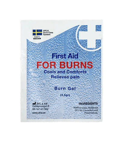 Gelpåse mot brännskador
