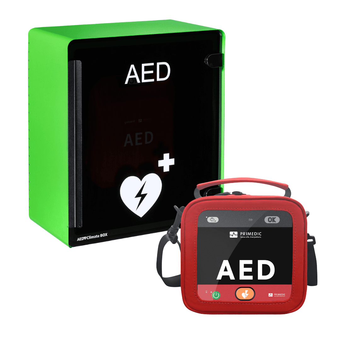 HeartSave MyPAD Go med skåp