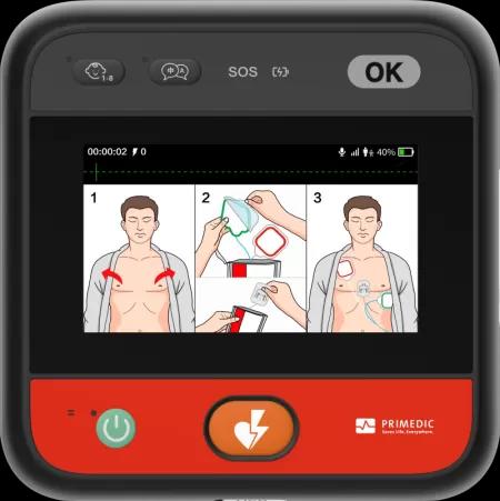 Kompakt HeartSave MyPAD Touch hjärtstartare