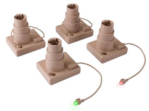 Prestan Ultralite HLR-feedback i ljus hud, 4-pack till HLR-dockor.